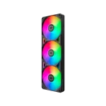 Cooler Master SickleFlow Edge 360 Single-Frame aRGB PC Case|Liquid Cooler Fan, 360mm, Single Modular Cable, PWM 2,050 RPM, Air Balance Blades, Loop Dynamic Bearing, Radiant aRGB Lighting, Black, MFX-B2DN-25TP2-R1 - Image 3