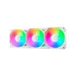 Cooler Master SickleFlow Edge 360 Single-Frame aRGB PC Case|Liquid Cooler Fan, 360mm, Single Modular Cable, PWM 2,050 RPM, Air Balance Blades, Loop Dynamic Bearing, Radiant aRGB Lighting, White, MFX-B2DW-25TP2-R1 - Image 2