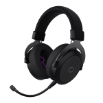 Cooler Master CH351 Wireless Gaming Headphone, Over-Ear Headset – 3D Surround Sound, Lightweight, 2.4GHz | Bluetooth, Built-in Sidetone, 50mm Drivers, Detachable Mic, 30-Hour Battery Life, Black, CH-351