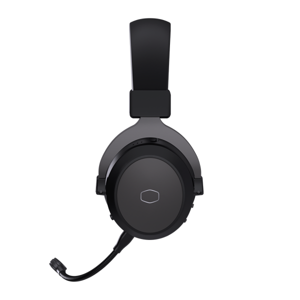 Cooler Master CH351 Wireless Gaming Headphone, Over-Ear Headset – 3D Surround Sound, Lightweight, 2.4GHz | Bluetooth, Built-in Sidetone, 50mm Drivers, Detachable Mic, 30-Hour Battery Life, Black, CH-351 - Image 4