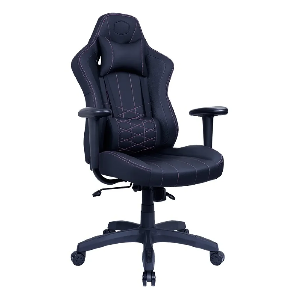 Cooler Master Caliber E1 Ergonomic Chair with Fixed Armrests and Head/Lumbar Support, Black, CMI-GCE1-BK