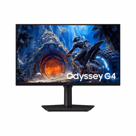 Samsung Odyssey G4 25" FHD Gaming Monitor, IPS Panel, 300Hz Refresh Rate, 1ms Response Time, HDR10, NVIDIA G-Sync, Black, LS25HG402EMXUE