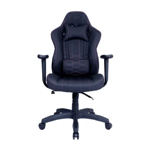 Cooler Master Caliber E1 Ergonomic Chair with Fixed Armrests and Head/Lumbar Support, Black, CMI-GCE1-BK