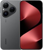 HUAWEI Pura 80 Smartphone 12GB+256GB, Frosted Glass and Flat-edge Design, Ultra Chroma XMAGE Camera, AI Noise Cancellation, Large Battery of 5170 mAh and Dual HUAWEI SuperCharge, Frosted Black