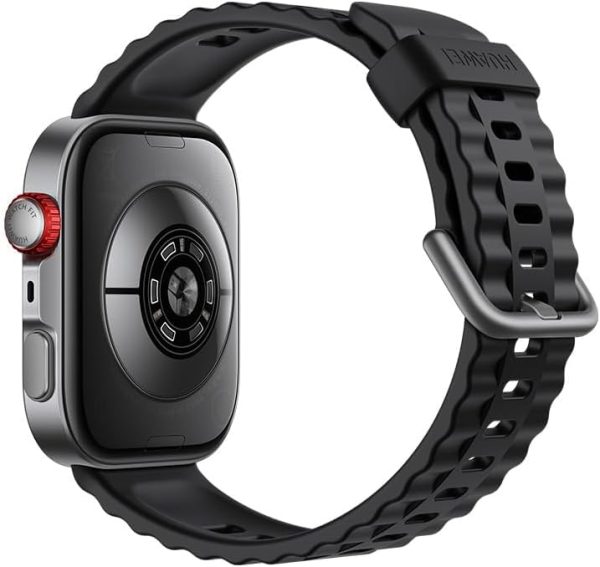 Huawei Watch FIT4 Pro Smartwatch, 1.82" Sapphire Display Titanium Alloy Bezel, Up to 10-Day Battery Life, Dual Band GPS, Golf Courses map, 40 m Free Diving, Compatible with Android iOS, Black - Image 2