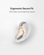 HUAWEI FreeBuds Pro 5 Wireless Bluetooth Headphones, In-Ear Headphones, AI Noise Cancelling for Business & Office, Stable Calls, IP57, for Sports, 38 Hours Battery, Sand - Image 4