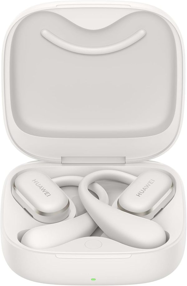 HUAWEI FreeArc Open-Ear Bluetooth Headphones, Exceptional Sound, IP57 Water Resistant, Sports Headphones, Ultra-stable Calls, Up to 28 Hours Battery Life, iOS & Android, White - Image 2