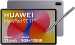 HUAWEI MatePad SE 11 11.0" Tablet, WIFI Only, 8GB+128GB, M-Pen lite in box, Nebula Gray