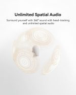 HUAWEI FreeBuds Pro 5 Wireless Bluetooth Headphones, In-Ear Headphones, AI Noise Cancelling for Business & Office, Stable Calls, IP57, for Sports, 38 Hours Battery, Sand - Image 6