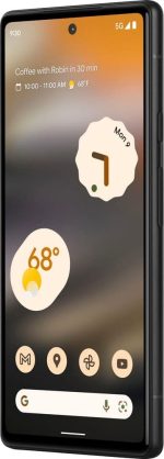 Google Pixel 6a Mobile Phone, 6.14 inch Full HD+ OLED Display, 6 GB RAM, 128 GB Storage, 4410 mAh Battery, Android 12, Charcoal - Image 3