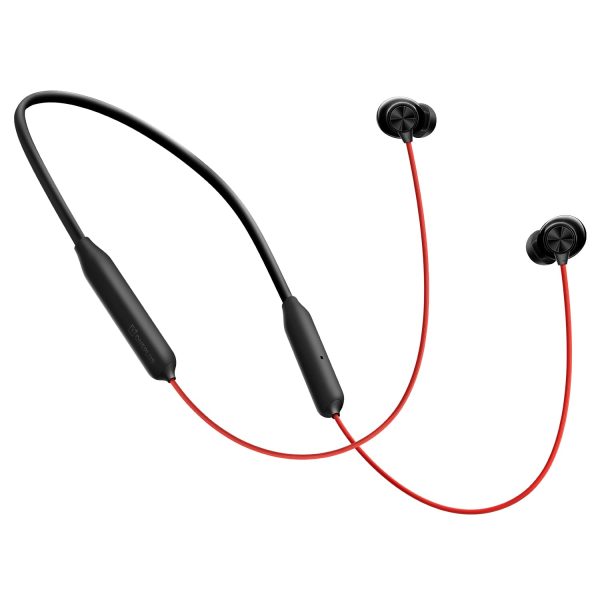 OnePlus Bullets Wireless Z3 in-Ear Neckband with 12.4mm Drivers, 3D Spatial Audio,10 mins Charge for 27 hrs Playback, 4 EQ preset, Dynamic bass Enhancement & BT5.4, Crimson Eclipse - Image 2