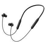 OnePlus Bullets Wireless Z3 in-Ear Neckband with 12.4mm Drivers, 3D Spatial Audio,10 mins Charge for 27 hrs Playback, 4 EQ preset, Dynamic bass Enhancement & BT5.4, Black