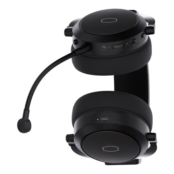 Cooler Master CH351 Wireless Gaming Headphone, Over-Ear Headset – 3D Surround Sound, Lightweight, 2.4GHz | Bluetooth, Built-in Sidetone, 50mm Drivers, Detachable Mic, 30-Hour Battery Life, Black, CH-351 - Image 5