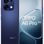 Oppo A6 Pro 5G Mobile Phone, 8GB RAM, 256GB Storage, 6.75 Inch Screen, 144Hz Display, 7000mAh Battery, 80W Fast Charging,16MP Front & 50MP Main Camera, Stellar Blue