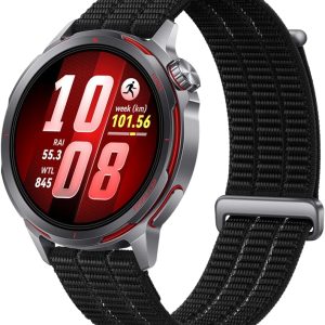 HUAWEI WATCH GT Runner 2 Smartwatch, up to 14 days battery life, Marathon Mode, Health monitoring, HRV, ECG, SpO2, Sleep tracking, GPS, NFC, Bluetooth calls, iOS Android Compatible, Black