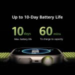 Huawei Watch FIT4 Pro Smartwatch, 1.82" Sapphire Display Titanium Alloy Bezel, Up to 10-Day Battery Life, Dual Band GPS, Golf Courses map, 40 m Free Diving, Compatible with Android iOS, Green - Image 4
