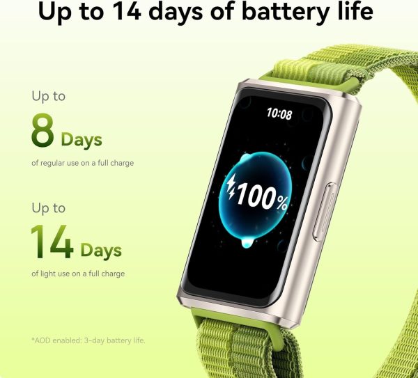 Huawei Band 11 Pro Smartwatch with GPS, Aluminium Alloy Case, Large 1.62" Display, Heart Rate and SPO₂, New Sleep Monitoring, Emotional Wellness, Android & iOS, Green - Image 6