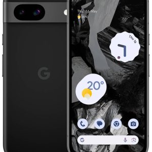 Google Pixel 8a Smart Phone, 6.1 inch Full HD+ Display, 8GB RAM, 128GB Storage, Android 14, 64MP + 13MP | 13MP Front Camera, 4404 mAh Battery, Obsidian