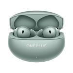 OnePlus Buds 4 TWS Earbuds with Upto 55dB Real-time ANC, Adaptive Mode, Dual Drivers and DACs, 3D Audio, Upto 45hrs Music Playback, Dual-Device connectivity, 47ms Low Latency, Zen Green