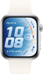 HUAWEI WATCH FIT 5 Smart Watch, 43mm FullView Display, iOS & Android, up to 10 Days Battery Life, Sleep & Health Monitor, Heart Rate Monitor, SpO2, GPS, White