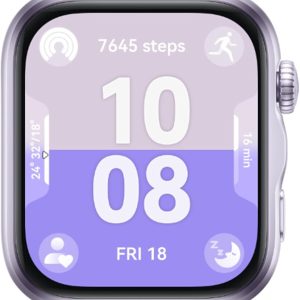 HUAWEI WATCH FIT 5 Smart Watch, 43mm FullView Display, iOS & Android, up to 10 Days Battery Life, Sleep & Health Monitor, Heart Rate Monitor, SpO2, GPS, Purple