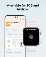 HUAWEI WATCH FIT 5 Pro Smart Watch, GPS, ECG, 1.92" AMOLED FullView Display, Health Monitoring, NFC Pay, Outdoor Sports Fitness Tracker, up to 10 Days Battery Life, 5 ATM, for Android & iOS, Black - Image 9