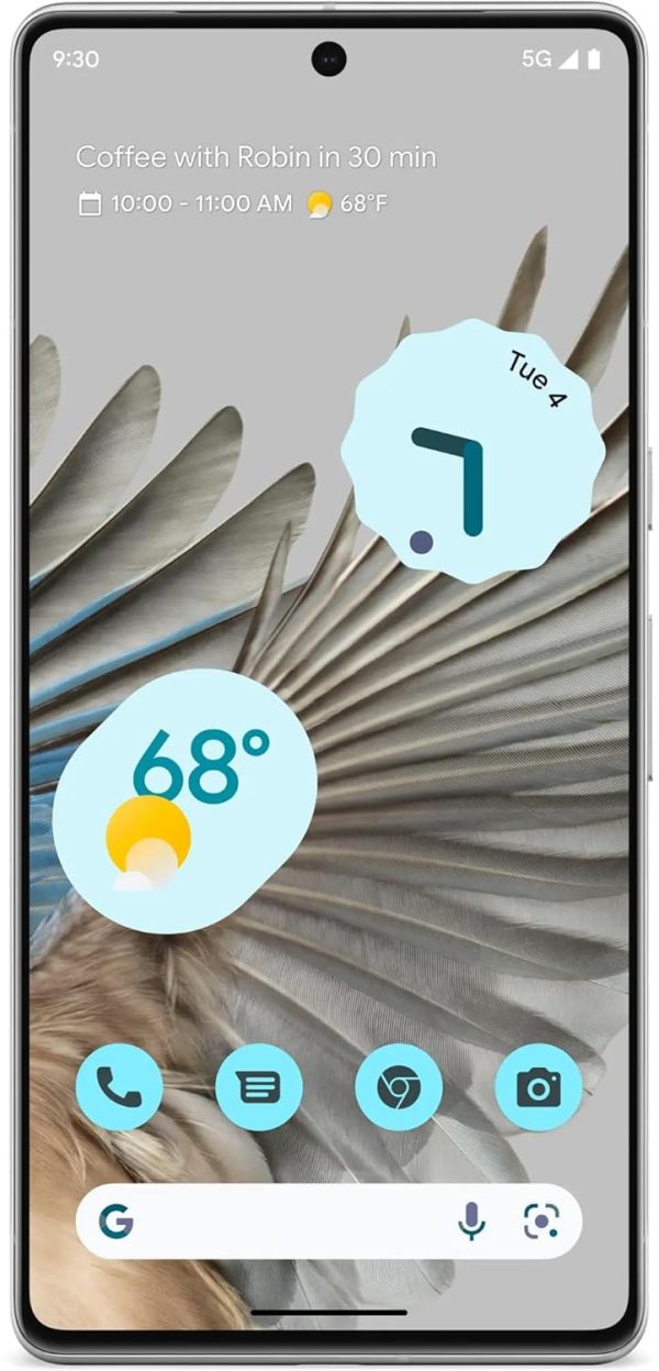 Google Pixel 7 Pro12GB RAM, 128GB Storage, Google Tensor G2, Android 13, 120Hz Refresh Rate, HDR10+, Li-Ion 5000 mAh Battery, Snow - Image 2
