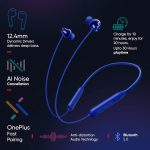 OnePlus Bullets Z2 Bluetooth Wireless in Ear Earphones with Mic, Bombastic Bass - 12.4 Mm Drivers, 10 Mins Charge - 20 Hrs Music, 30 Hrs Battery Life, Beam Blue - Image 6