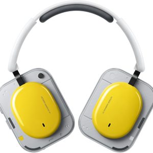 Nothing Headphone (a) 2026 New, Adaptive Active Noise Cancelling Headphones, Wireless Over Ear Bluetooth 5.4 ANC Headset with LDAC Hi-Res, 5 HD Mics Ultra Bass via APP, 135 Hours Playtime, Yellow