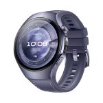 HUAWEI Watch 5, 46mm Smartwatch, Multi-Sensing X-TAP, Health MOT, Real-Time Fingertip Blood Oxygen, up to 11 Days Battery Life, eSIM, Aerospace-Grade Titanium Stainless Steel, iOS Android, Purple