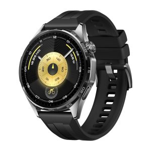Huawei Watch GT 6 Smart Watch, 46mm, Upto 21 Days Battery Life, Smart Watches with 100+ Sports Mode, Cycling, iOS & Android Compatible, Emotional Wellbeing, Health Monitoring, Black
