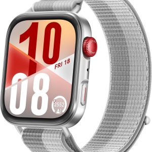 Huawei Watch FIT 4 smartwatch, 1.82" Large Display, Up to 10-Day Battery Life, Dual Band GPS, 100+ Sports Modes, Fitness Health Tracker, Emotional Assistant, Compatible with Android iOS, Grey