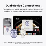 HUAWEI FreeBuds 6 Wireless Headphones, Dual Driver True Sound, Stable and Clear Calls, Open Fit ANC, 36-Hour Battery Life, IP54 Waterproof, iOS & Android, White - Image 9