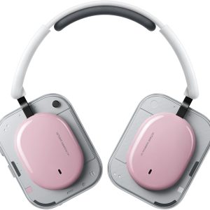 Nothing Headphone (a) 2026 New, Adaptive Active Noise Cancelling Headphones, Wireless Over Ear Bluetooth 5.4 ANC Headset with LDAC Hi-Res, 5 HD Mics Ultra Bass via APP, 135 Hours Playtime, Pink