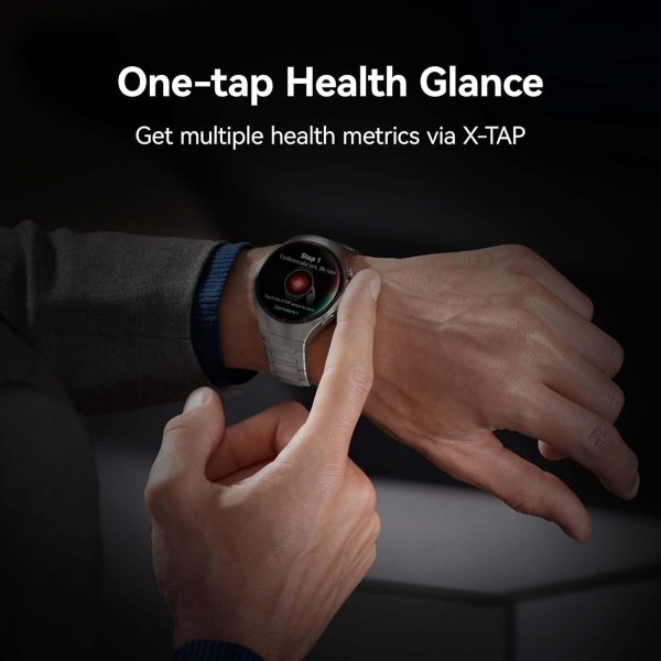 HUAWEI Watch 5, 46mm Smartwatch, Multi-Sensing X-TAP, Health MOT, Real-Time Fingertip Blood Oxygen, up to 11 Days Battery Life, eSIM, Aerospace-Grade Titanium Stainless Steel, iOS Android, Purple - Image 3
