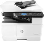 HP LaserJet M443nda A3 Multifunction Mono Laser Office Printer, Print, Copy, Scan, Up to 25 ppm Print Speed, ADF, White, 8AF72A