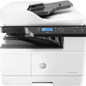 HP LaserJet M443nda A3 Multifunction Mono Laser Office Printer, Print, Copy, Scan, Up to 25 ppm Print Speed, ADF, White, 8AF72A