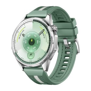 Huawei Watch GT 6 Smart Watch, 46mm, Upto 21 Days Battery Life, Smart Watches with 100+ Sports Mode, Cycling, iOS & Android Compatible, Emotional Wellbeing, Health Monitoring, Green