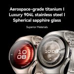 HUAWEI Watch 5, 46mm Smartwatch, Multi-Sensing X-TAP, Health MOT, Real-Time Fingertip Blood Oxygen, up to 11 Days Battery Life, eSIM, Aerospace-Grade Titanium Stainless Steel, iOS Android, Purple - Image 4