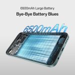 Oppo A6X 4G Smart Phone, Snapdragon 685 4G Chipset, 4GB RAM, 128GB Storage, 6.75-inch HD+ IPS LCD Display, 120 Hz Display, 6500 mAh Battery, Ice Blue - Image 5