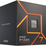 AMD Ryzen™ 7 7700 Gaming Processor, 8 Cores & 16 Threads, AMD Radeon Graphics, Includes Wraith Prism Cooler, 100-100000592BOX