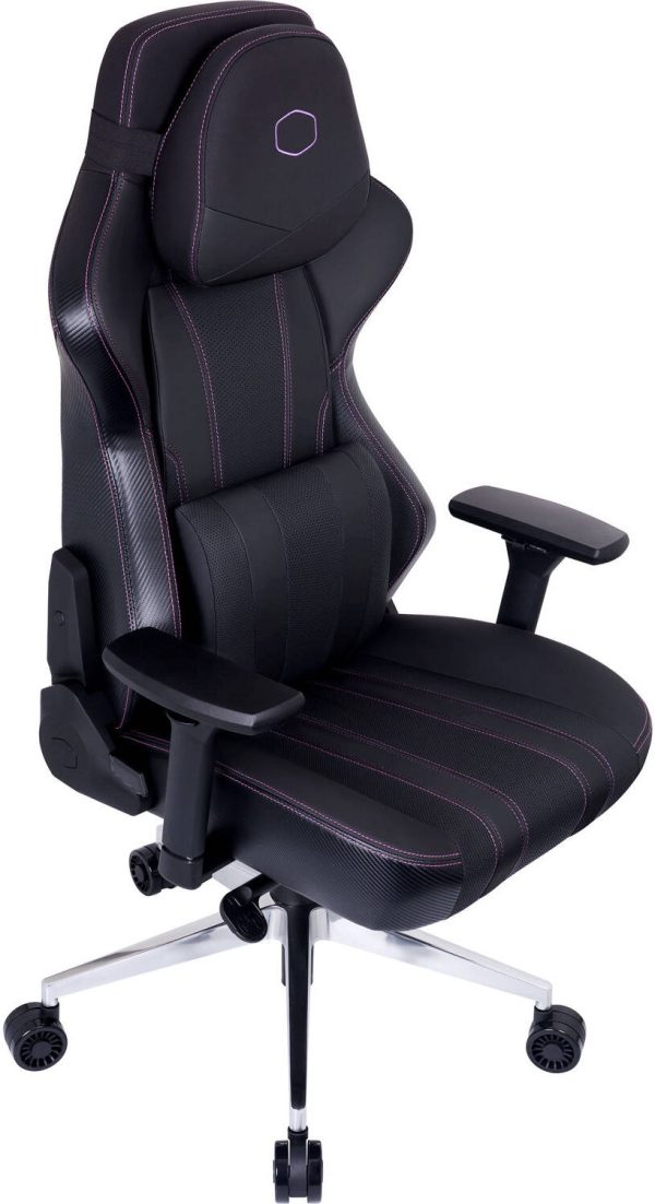 Cooler Master Caliber X2 Ergonomic Gaming Chair, Aluminum Base, 4D Armrests, Larger Backrest, 180° Recline, Black, CMI-GCX2-BK - Image 2