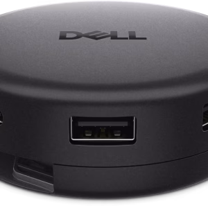 Dell Pro 7-in-1 USB-C Travel Hub, Wired USB-C, Up to 10 Gbps Data Transfer Rate, Black, DA326