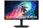 Samsung G61SH 27" OLED QHD Monitor, 240Hz Refresh Rate & 0.03ms Response Time, Height Adjustable, FreeSync Premium, Black, LS27HG612SMXUE, Engage Exclusive