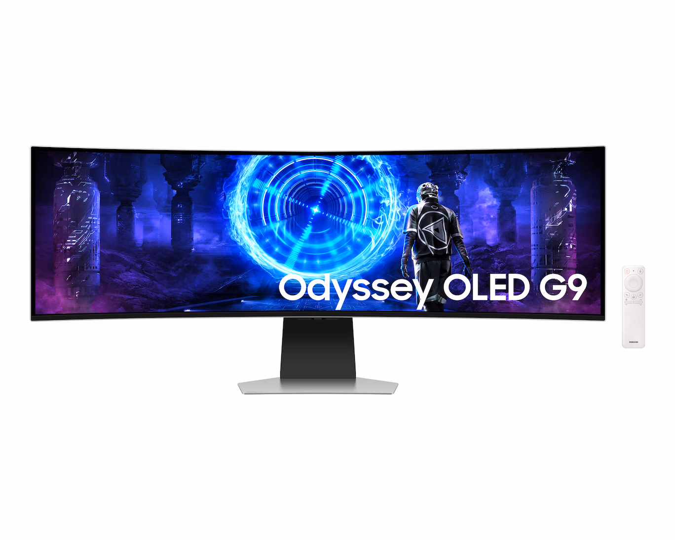 Samsung Odyssey G9 G952 49" OLED Smart Dual QHD Gaming Monitor, 240Hz Refresh Rate, 0.03Ms Response Time, In-built Speaker, AMD FreeSync™ Premium Pro, NVIDIA G-SYNC, White, LS49DG952SMXUE