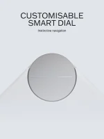 CMF by Nothing Buds Pro 2 with 50 dB ANC, Hi-Res + LDAC, Smart Dial, Spatial Audio, Dual Drivers Bluetooth Headset, Light Grey - Image 2