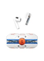 Black Shark Rokas 3 Wireless Gaming Earbuds - Fidget Spinner Case Design, RGB Lighting Effects, 13mm Dynamic Driver, HiFi Stereo, Ultra-Low Latency, 24H Battery Life - Mechanical Style - White