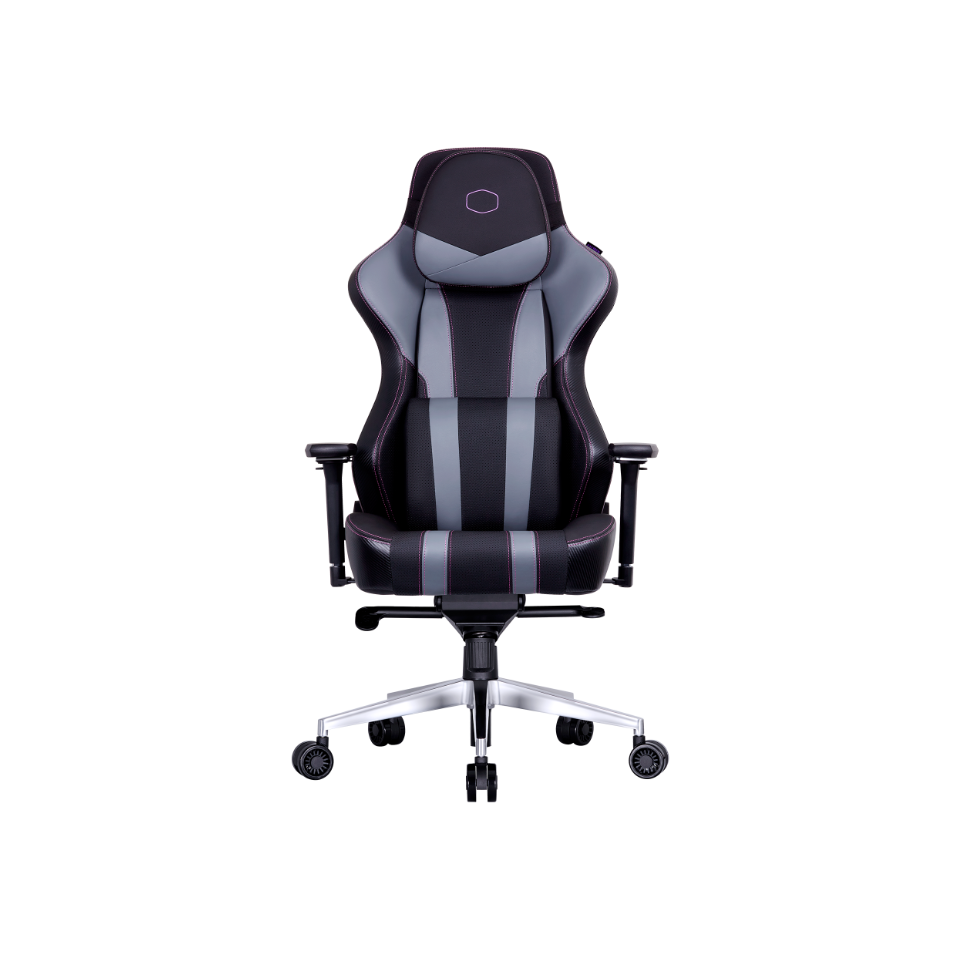 Cooler Master Caliber X2 Ergonomic Gaming Chair, Aluminum Base, 4D Armrests, Larger Backrest, 180° Recline, Black-Grey, CMI-GCX2-GY