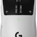 Logitech PRO X2 SUPERSTRIKE Lightspeed Wireless Gaming Mouse, Ultra-Fast Performance, Ultra Lightweight, Customizable Click Haptics, USB-C Charging, for PC/Mac/Laptop, 910-007700