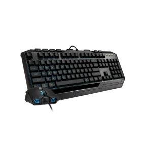 Cooler Master Devastator 3 Gaming Keyboard & Mouse Combo, 26 keys Anti-Ghosting, 7 Color Mode Led Backlit, Media Keys, 4 Dpi Settings, USB 2.0, Black, SGB-3001-KKMF3-US
